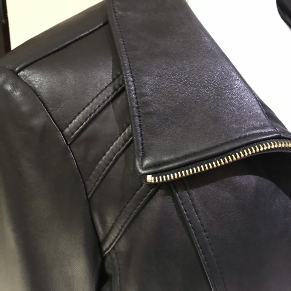 Ellen Tracy Soft Leather Coat. FREE SHIPPING! - Picture 4 of 8